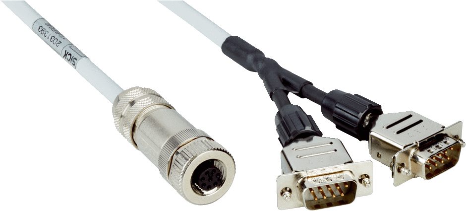 Sick LINE,RD. BUC/SUB-D 3M M12 8*AWG24 (2031393)