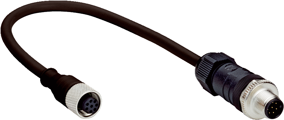 Cable Sick DSL-1M08G0M2D25KM4 macho/hembra M12 (2120145)