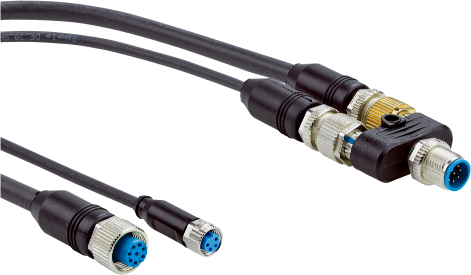SICK YM2A28-C20S01MYAAX (2124388) — CONNECTOR AND CABLE