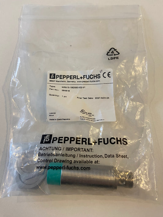 Pepperl & Fuchs  NRN15-18GS50-E2-V1 INDUCTIVE SENSOR