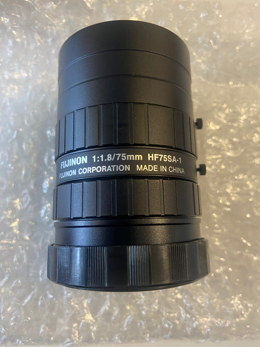 FUJINON HF75SA1 TV Camera Lens 1: 1 .8/75MM C Mount