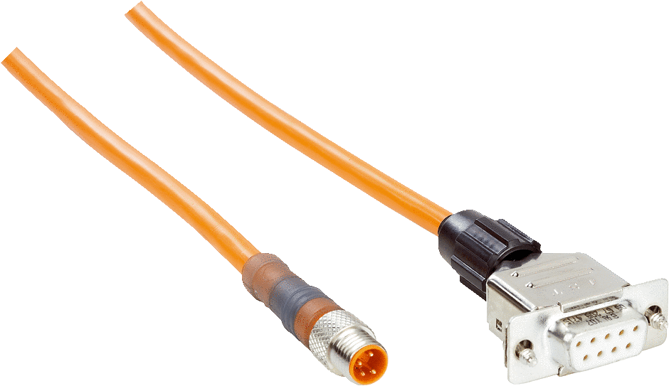 Sick DSL-8D04G10M025KM1 CABLE MAL/FEM M 8- 9 (2027649)