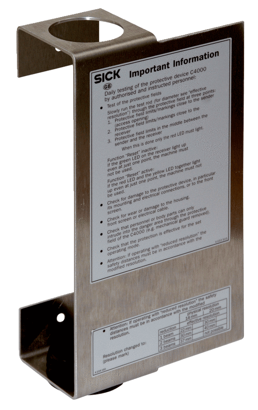 Sick BEF-3WNAAAAL1       BRACKET TEST ROD   1 (2052249)