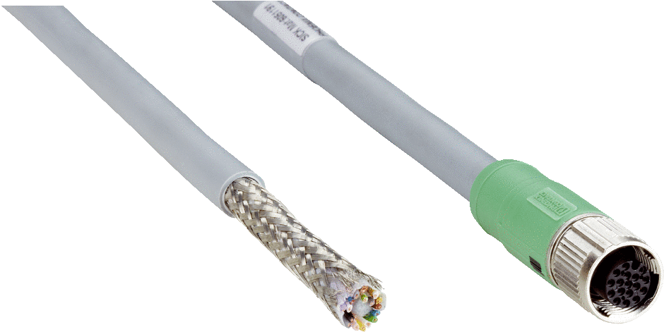 Malade YF2ASD-050XXXXLECX PE-X/17*0,14/GY/SH (2070426)