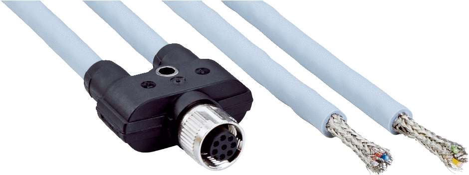 SICK YF2A28-020XXXXLEAX (6048329) — CONNECTOR AND CABLE