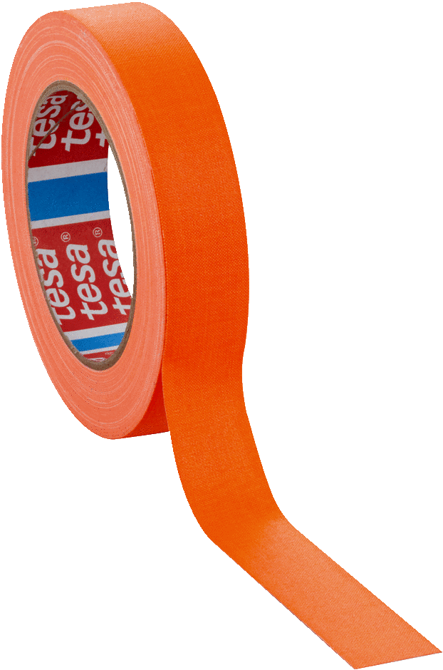 Sick ADH. TAPE,FABRIC    25,0*25M NEON ORANGE (5337868)