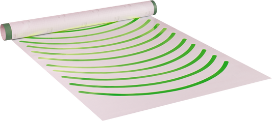 Sick ADH. TAPE,PVC BOW      500MM NEON GREEN (5346005)