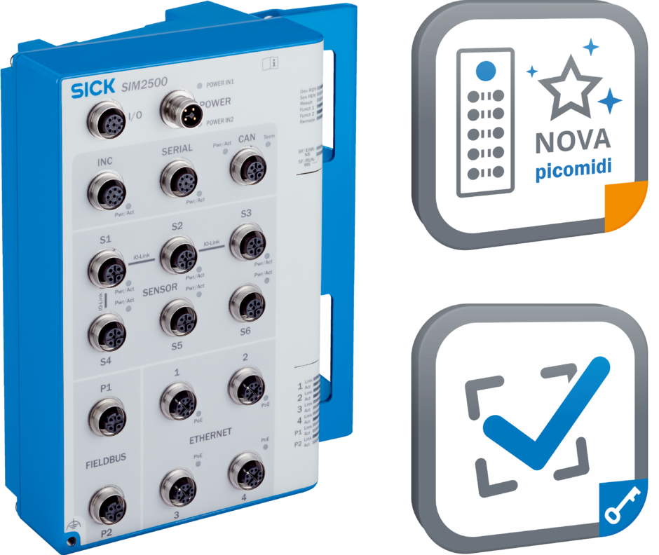 Sick SIM2500-2AX1G10 NOVA PICOMIDI QI (1135070)