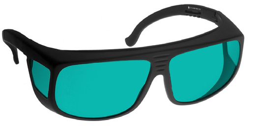 625-660nm Laser Safety Glasses - Aqua Blue